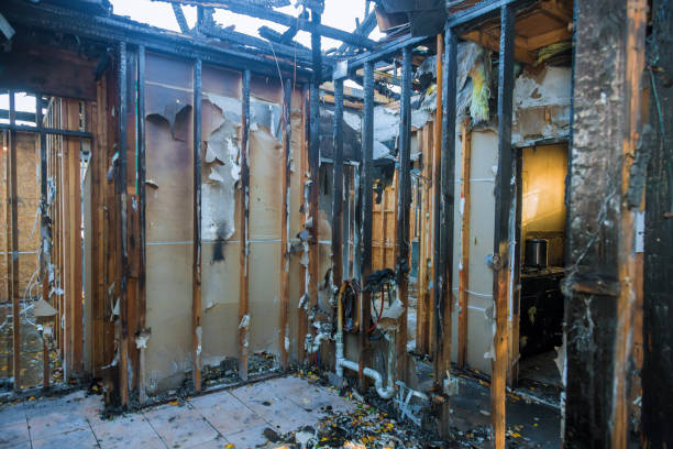 Professional Smoke Damage Restoration technician working in Worcester, PA